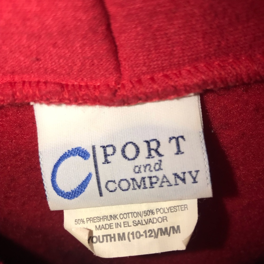 Red Pulover Hoodie - Picture 2 of 2